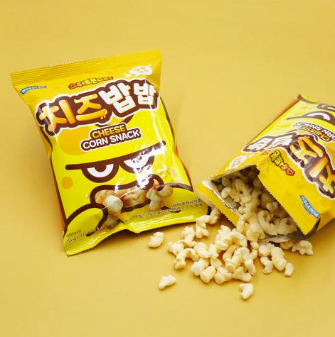 Sweet Monster 치즈콘스낵 55g - 한국 치즈맛 옥수수 스낵