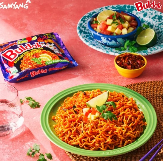 Samyang Buldak Bokkeummyun Hot Chicken Flavour Ramen - Habanero Lime 135g