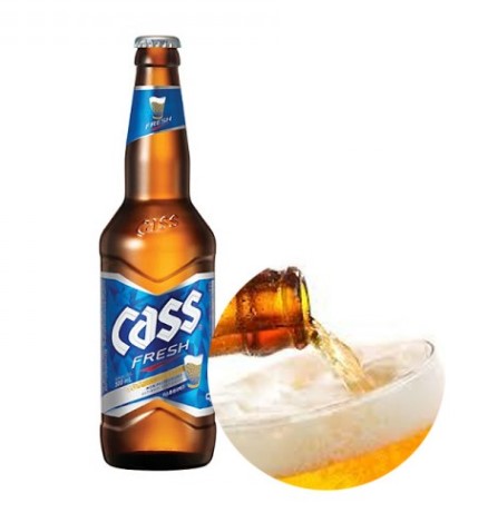 카스 프레시, 코리안 호피 라거, 330ml (4.5%)