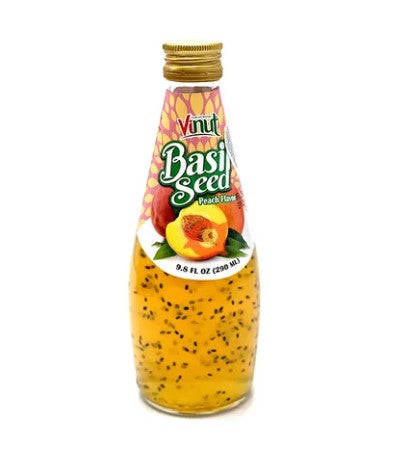 Vinut Basil Seed Drink peach 290ml - Sok od semena bosiljka sa ukusom breskve 290ml