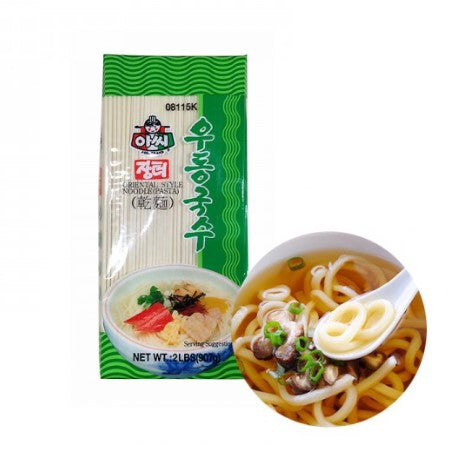 ASSI UDON-GUKSU (Thick, chewy wheat noodles for 9 servings) 907g - Assi - Udon rezanci 907g