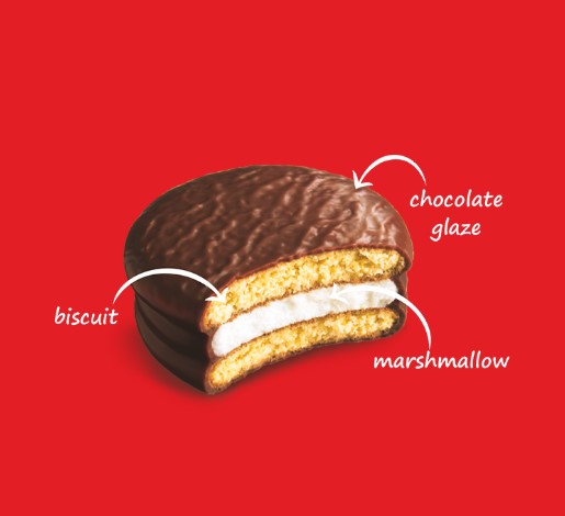 CHOCO PIE ORIGIN 30G -Mekani biskvit s penastim punjenjem preliven kakao glazurom 30g