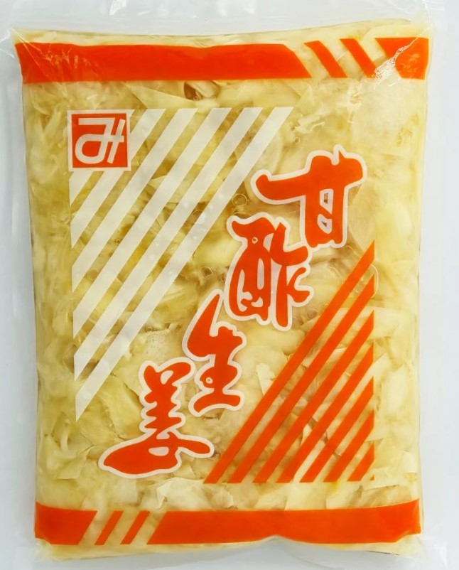 HI-T Pickled ginger for sushi 1kg - Blago ukišeljeni đumbir u slanom rastvoru sa zaslađivačima 1kg