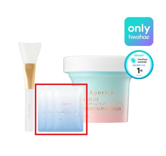 Aperire Spa relief be frozen pore mask Single - use amount 10G