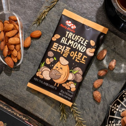 NutsHolic Almond Truffle 240g (30g * 8) - Pečeni bademi s ukusom tartufa 30g*8