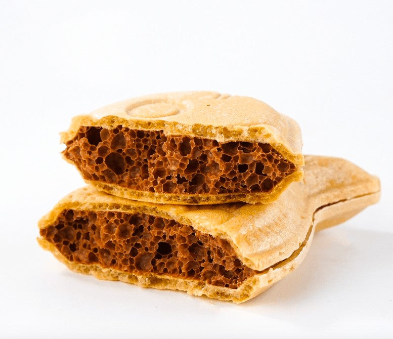 Meito FukufukuTai Chocolate Puff snack 16,5g - Hrskavi vafl punjen vazdušastim kremom sa ukusom čokolade 16.5g