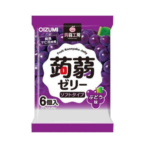 Shimonita Konjac Jelly Grape 106g (6pcs) - žele napravljen od skroba biljke konjak sa ukusom grožđa 106g