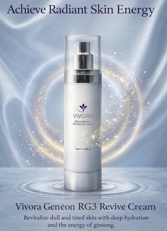 Vivora Genēon RG3 Revive Cream 100ML - Osvežavajuća i regenerišuća krema za lice sa ekstraktom ženšena 100ml