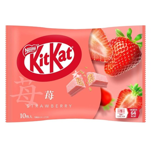NESTLE Mini Otana No Amasa Strawberry Kit Kat 113g (10pcs)