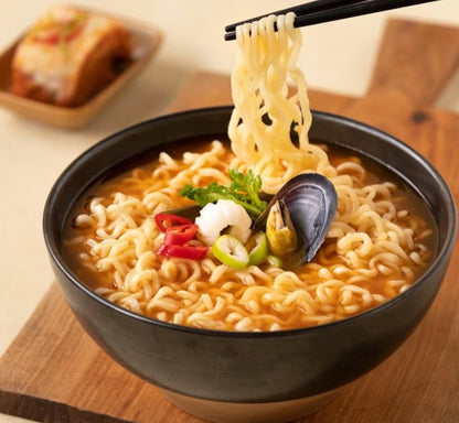 Nongshim-Neoguri ramyun Hot 120g-Neoguri ljuta supa sa rezancima plodovima mora 120g