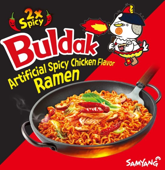 Samyang Haek Buldak 2x Spicy (Extra Spicy) Roasted Chicken Ramyun 140g - Nuklearne ljute pržene rezanci sa piletinom