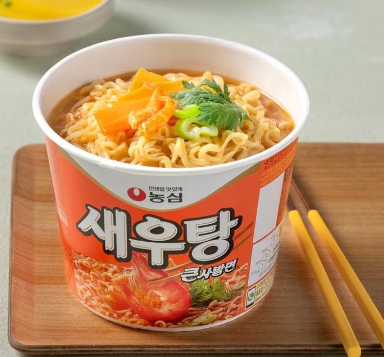 Pyongyang Instant Ramyun Nongshim shrimp Ramyun Bowl 115g- Instant rezanci sa ukusom škampa u č ...