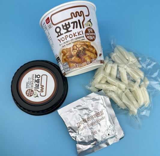 Yopokki Ricecake Cup Garlic Teriyaki 120g