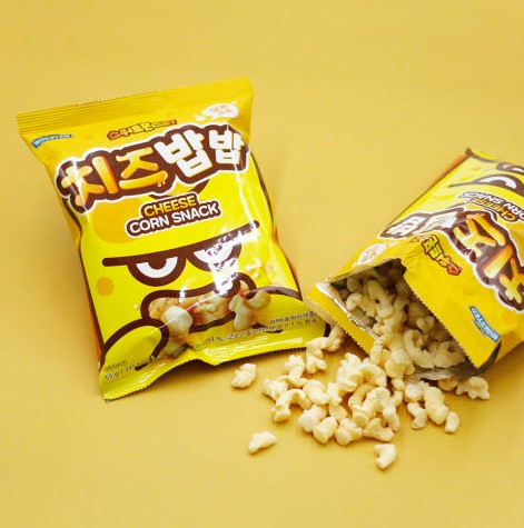 Sweet Monster Cheese Corn Snack 55g-Korejska kukuruzna grickalica s ukusom sira