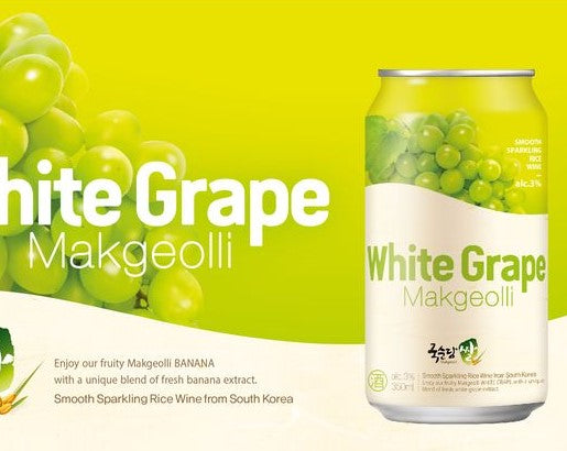 Kooksoondang Makgeolli pirinčano vino sa ukusom belog grožđa 350ml