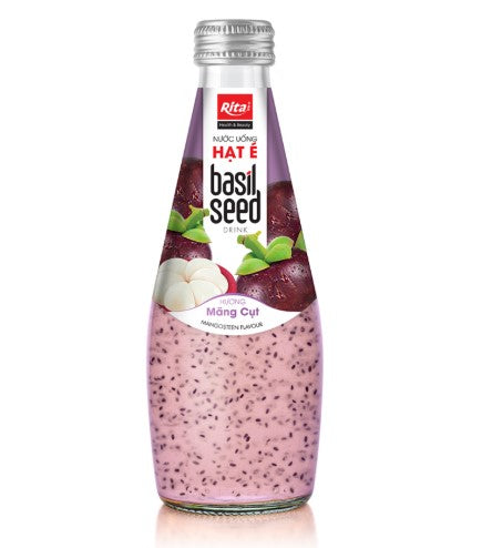 Vinut Basil Seed Drink mangosteen 290ml - Slatki napitak od semena bosiljka i mangostina 290ml