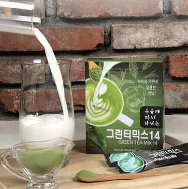 Hangukjeda green tea powder - Macha latte