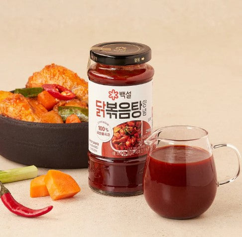 CJ Beksul Spicy Braised Chicken Sauce 290ml - Pikantni sos za prženu piletinu 290g