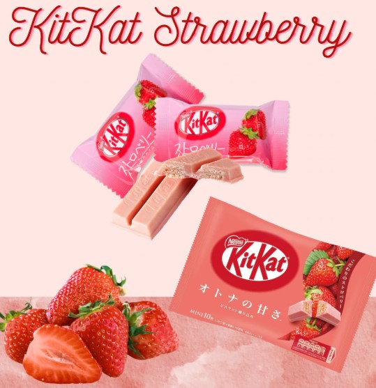 Kitkat Strawberry Wafer Bar 124,3g