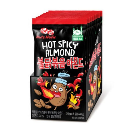 Hot spicy Buldak Almond 240g (30g*8)