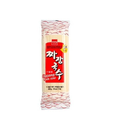 Wang Chajang Kuksoo 453g - Sušeni rezanci za pripremu korejskih tradicionalnih nudli sa sosom od fermentisanog crnog pasulja 453g