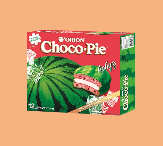 CHOCO PIE WATERMELON (12*30G) 360G