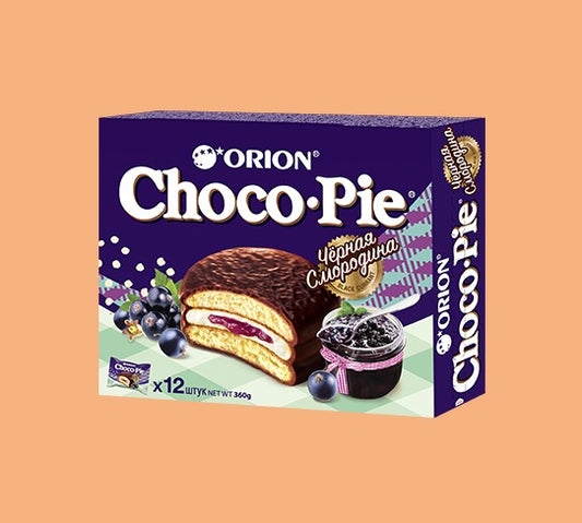 CHOCO PIE BLACK CURRANT (12*30G) 360G
