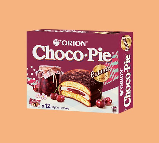 CHOCO PIE CHERRY (12*30G) 360G