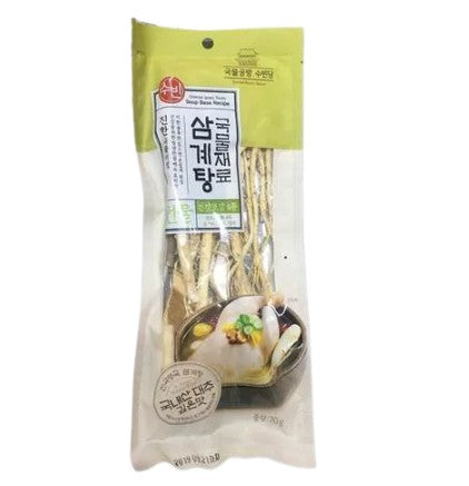 Samgyetang (ginseng chicken soup) ingredients 70g