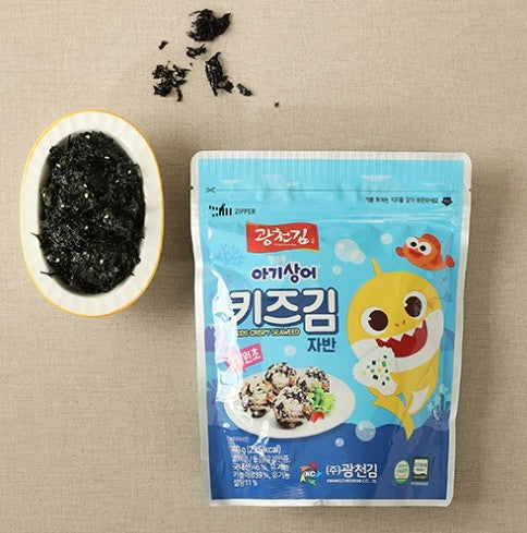 ORGANIC KIDS CRISPY SEAWEED JABAN FLAKES 40G - 유기농 어린이 바삭 김자반 플레이크 40g