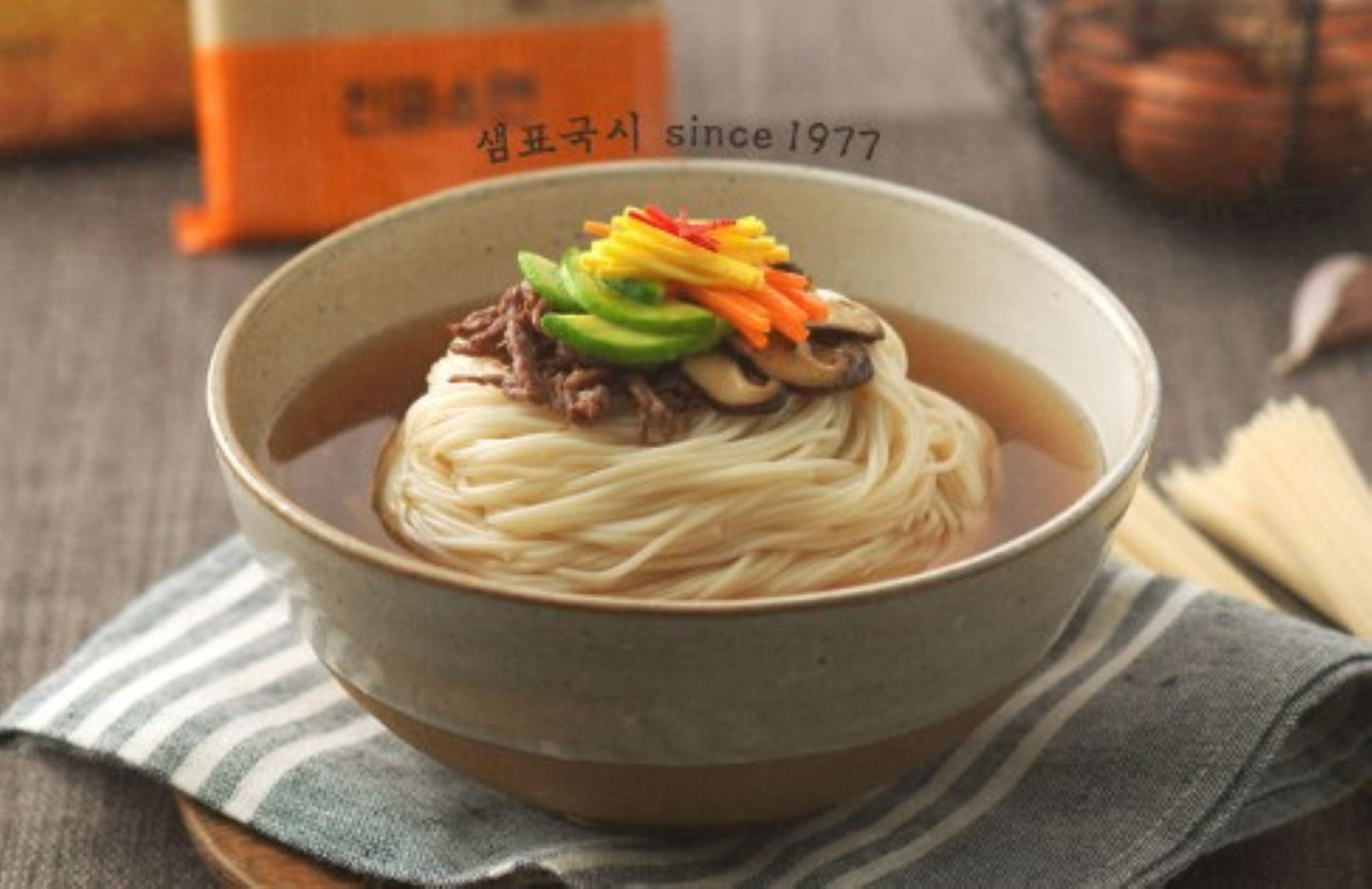 Sempio Wheat Noodle, Chewy & Thin 500g