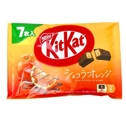Kitkat Wafer Bar Chocolate Orange Flavor (7pcs) 81.2g