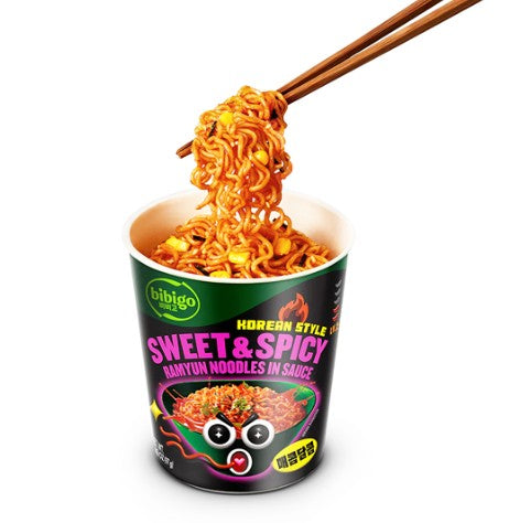 BIBIGO Slatko ljuti Ramjun 97.5g - Instant slatko ljute nudle u čaši 97.5g