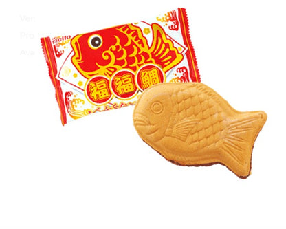 Meito  FukufukuTai Chocolate Puff snack 16,5g - Hrskavi vafl punjen vazdušastim kremom sa ukusom čokolade 16.5g