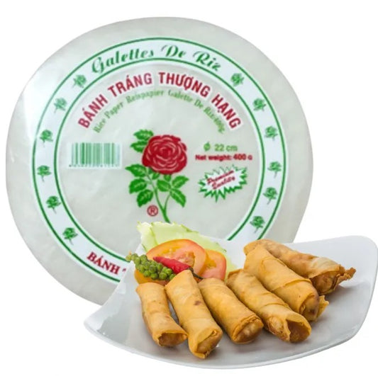 ROSE Rice Paper 28cm For Cha Gio 400g - Pirinčani papir 400g