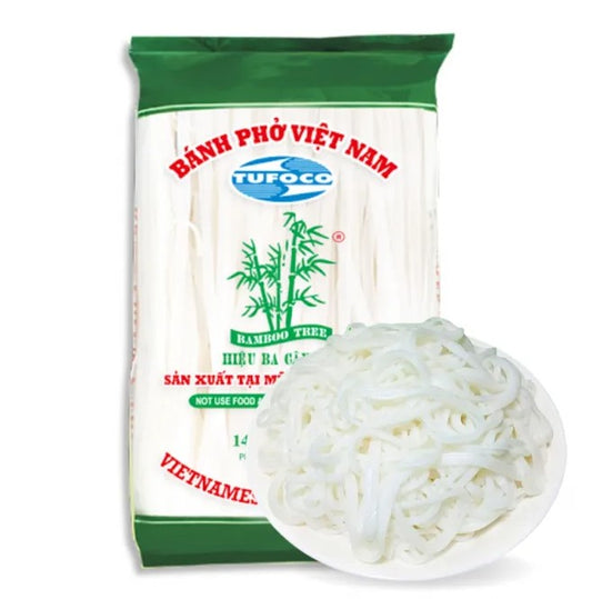 BAMBOO TREE Rice Stick Banh Pho 5mm 400g - Tanki vijetnamski pirinčani rezanci 400g