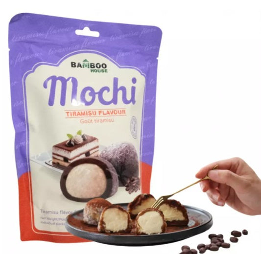 BAMBOO HOUSE Tiramisu Mochi 180g - Pirinčani kolači sa kremastim punjenjem od tiramisua 180g