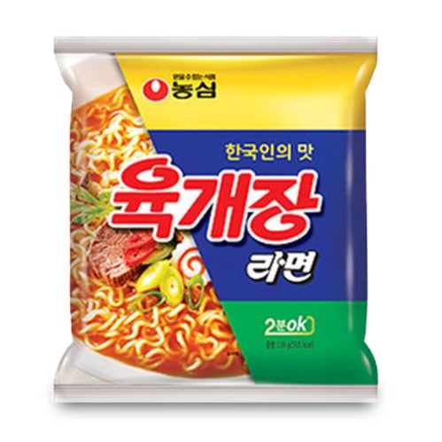 Nongshim YUKEJANG Beef floavour Ramyun 116G - Instant nudle sa ukusom govedine u ljutoj supi 116g
