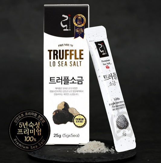 하르살트 한국 프리미엄 트러플 미네랄 바다 소금 '로' 5년 숙성 (5g*5) 25g 스틱 파우치 미니