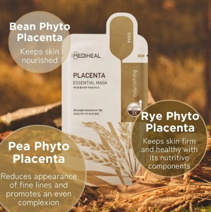 Mediheal Placenta Essential Mask  _LW  24ml - Mediheal esencijalna maska za lice sa placentom 24ml