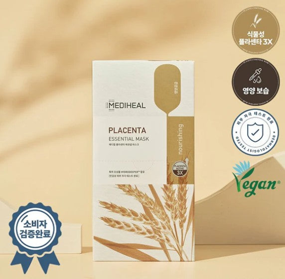 Mediheal Placenta Essential Mask  _LW  24ml - Mediheal esencijalna maska za lice sa placentom 24ml