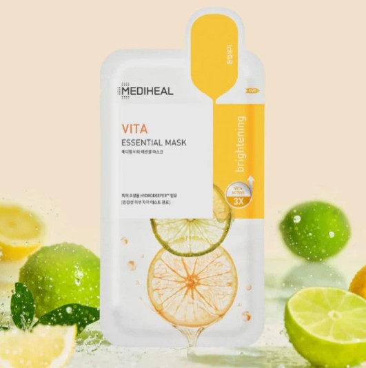 Mediheal Vita Essential Mask _LW  24ml - Mediheal esencijalna maska za blistavost i svežinu kože sa vitaminima 24ml
