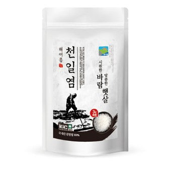 히어솔트 한국 미네랄 천일염 '바람 햇살' 3년 숙성 1kg (고운입자)