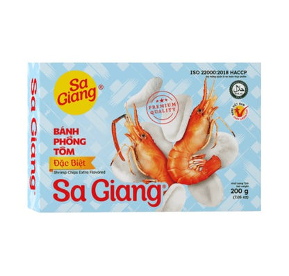 SA GIANG Shrimp Chip (Banh Phong Tom) 200g - Krekeri sa ukusom škampa 200g
