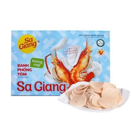 SA GIANG Shrimp Chip (Banh Phong Tom) 200g - Krekeri sa ukusom škampa 200g