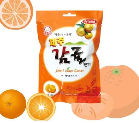 Mammos JEJU Tangerine Candy 80g - Korejske bombone sa ukusom mandarine 80g