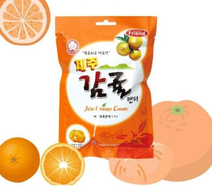 Mammos JEJU Tangerine Candy 80g - Korejske bombone sa ukusom mandarine 80g