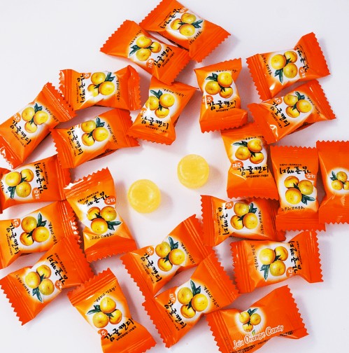 Mammos JEJU Tangerine Candy 80g - Korejske bombone sa ukusom mandarine 80g
