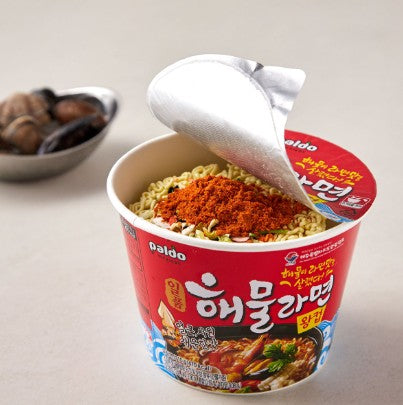 PALDO SEAFOOD KING Bowl 110G - Instant nudle u ljutoj supi sa ukusom morskih plodova u činiji 110g