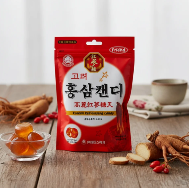 Mammos Hongsam (red ginseng) Candy 80g - Korejske bombone sa ekstraktom crvenog žen-šena (80g)